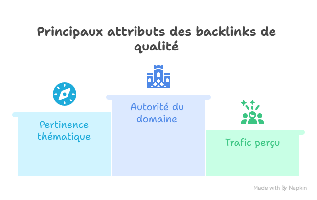 infographie backlink qualité seo